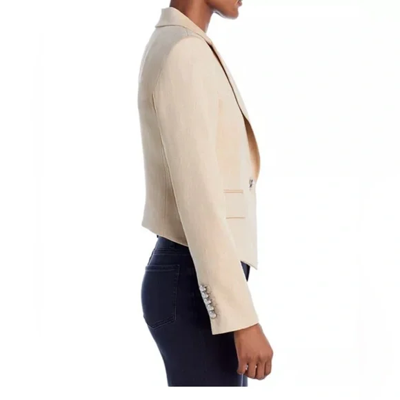 VERONICA BEARD Pantsuit Hosanna Linen Dickey Jacket Aubrie Pants 10 Blazer Suit - Picture 13 of 16